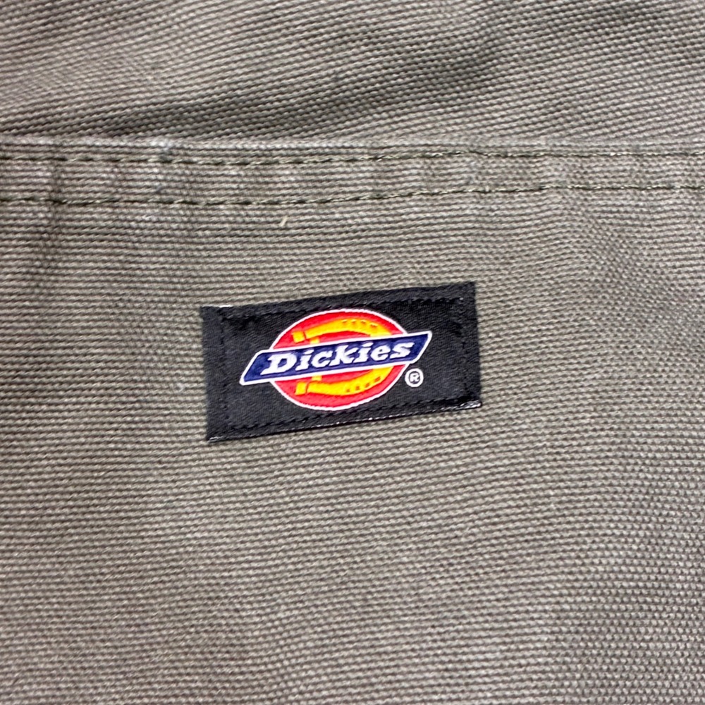Dickies 1939 Carpenter Pants Mens 34x32 Rinsed Moss Green Duck Canvas Workwear - Picture 8 of 8